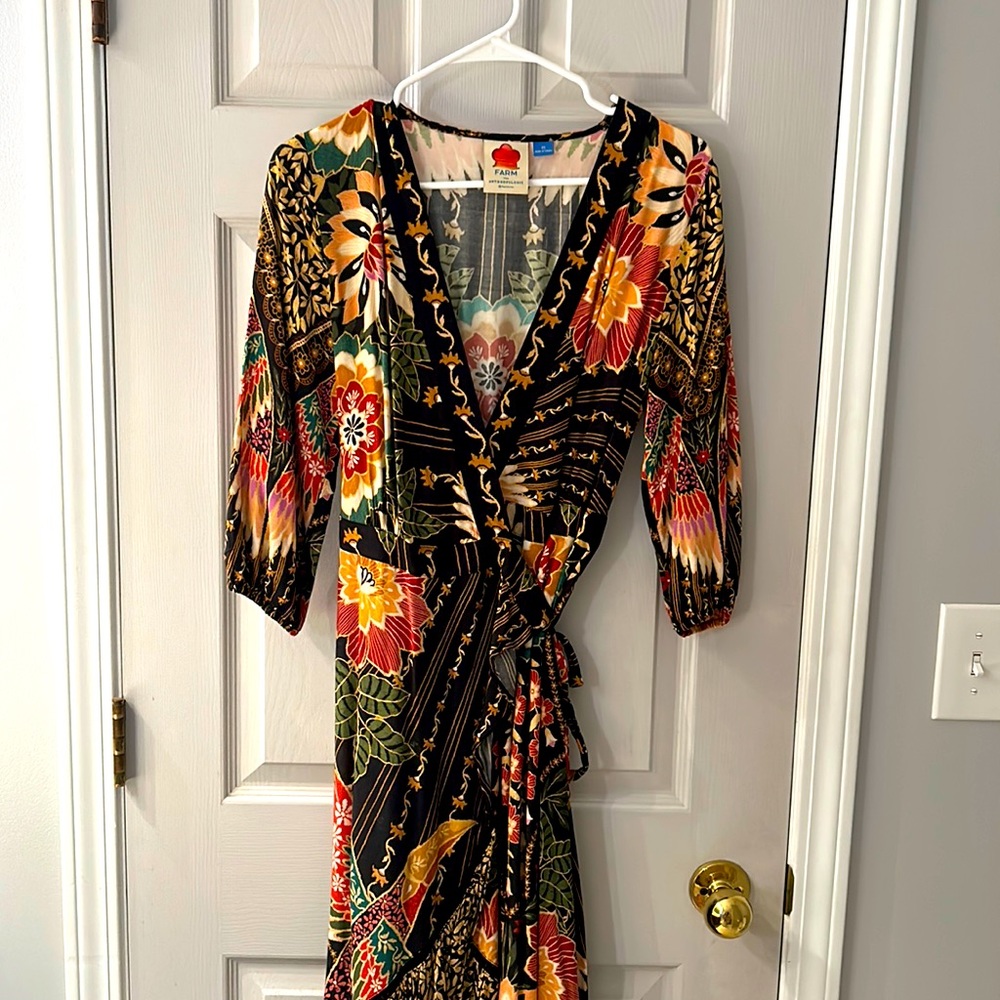 Farm for Anthropologie Wrap Dress